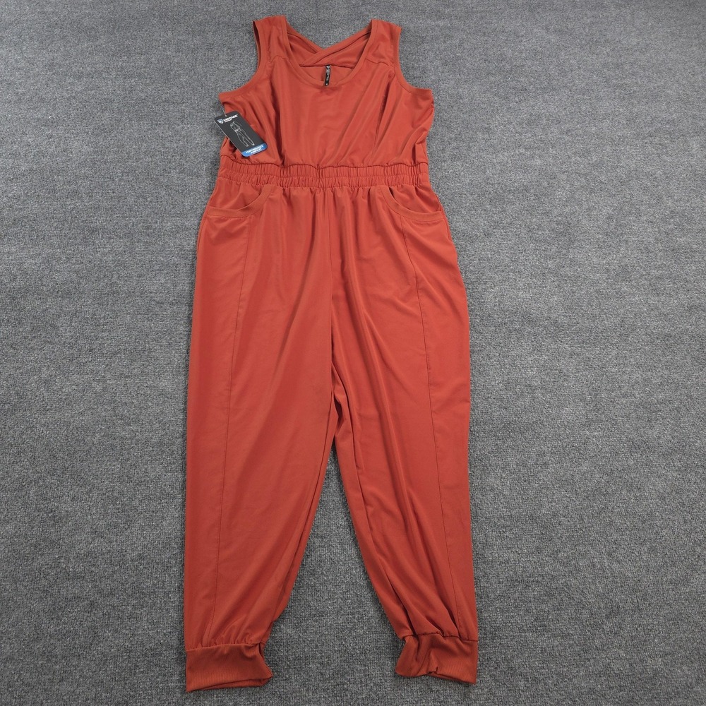Kuhl Jumpsuit Womens XL Scarlet Red Vantage Relaxed Performance Outdoors NEW